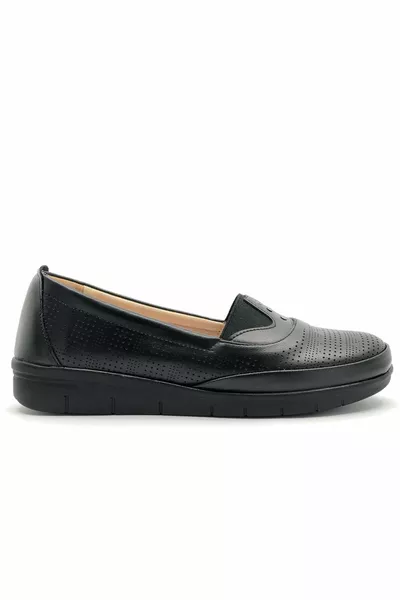 Berfilla Dr.Recommended % Pelle Madre Donna Ballerine NERO