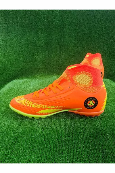 Chaussettes aux couleurs vives Astroturf et chaussures de football