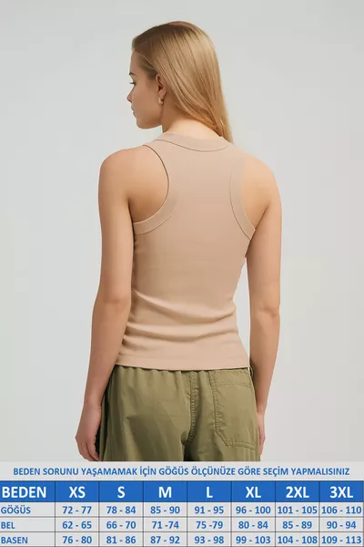 NOVELLE Trägerhemd mit Rippkragen