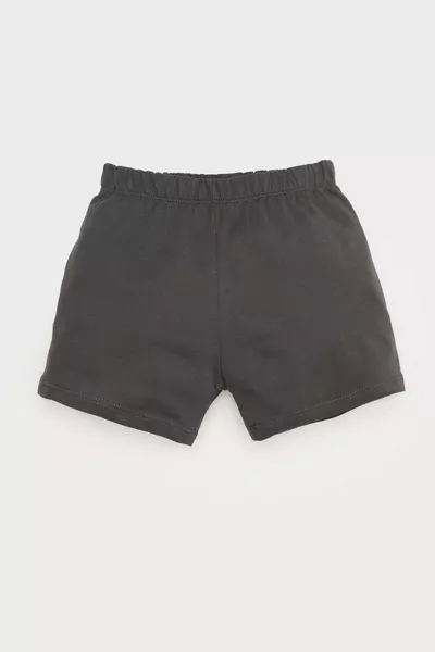 Baby Boy 2-Piece Set Skateboard Print Short Sleeve T-Shirt with Elastic Waist Shorts SM