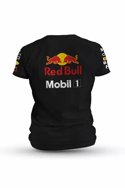 T-shirt d'équipe Red Bull Racing   Unisexe Oversize Col Rond