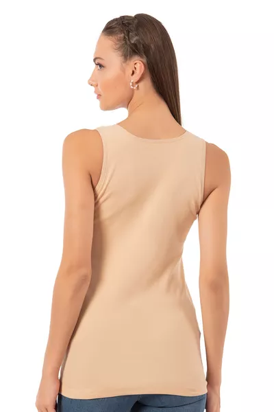 أوزكان  حمالة صدر نسائية محبوكة من القطن ٪، مرنة ومريحة مع حواف سميكة وأحزمة واسعة