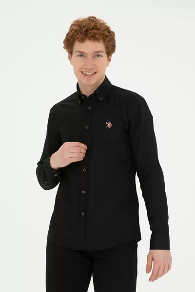 y US Polo Assn Men's Shirt  Black