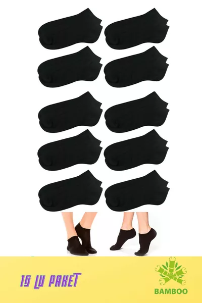  أزواج جوارب قصيرة بدون درز من الخيزران