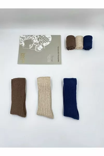 3 جوارب صوف ألباكا خاصة للجنسين