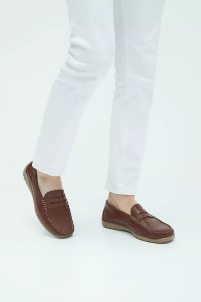 أحذية لوفر جلد طبيعي للرجال   Erk Ayk 