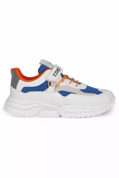 Cool Zoom Sneaker Kids Sneakers WIT-BLAUW