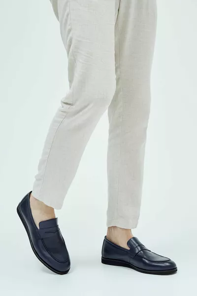 Mocassins en cuir véritable pour hommes   Erk Ayk 