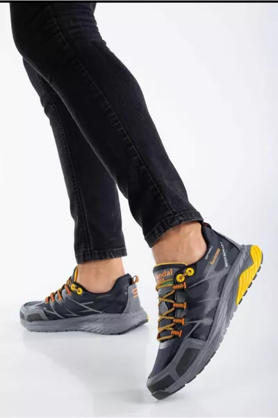 Unisex Outdoor Reflective Water Repellent Sneakers  Anthracite