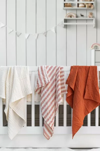 Muslin Cover & Blanket 3-Piece Set % Cotton Oeko-Tex Certified  cm