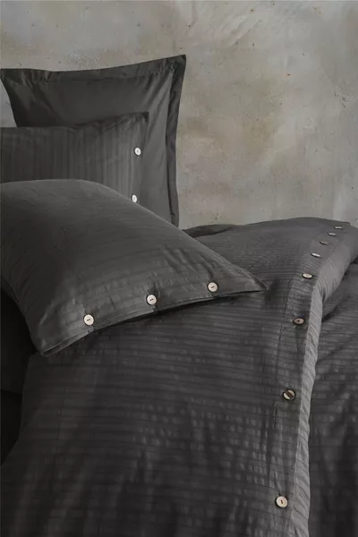 % Katoenen Tweepersoons Dekbedovertrekset met Knopen