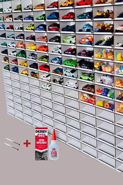 Декоративна стена с наклон за кола с рафт