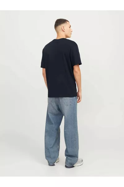 Jjebryan Corp Logo Tee Short Sleeve Navy Men's T-Shirt 