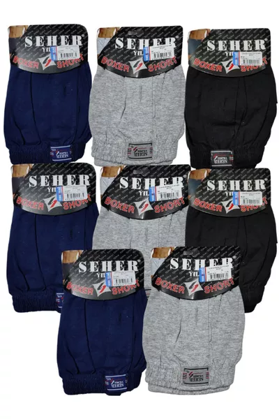 8 броя мъжки боксерки от трикотаж