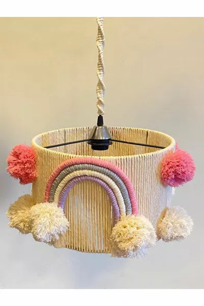 Макраме ручной работы люстра