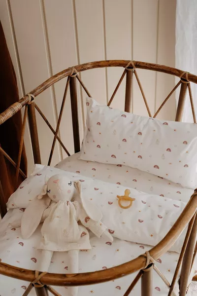 Parkbett Bettwäsche-Set () | Boho Regenbogen