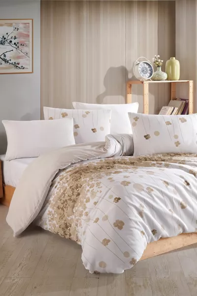 Katoenen Tweepersoons Dekbedovertrek Set | Zonder Laken |  Serie