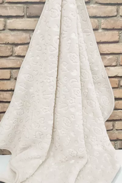 Бебешко одеяло Нов модел Крем