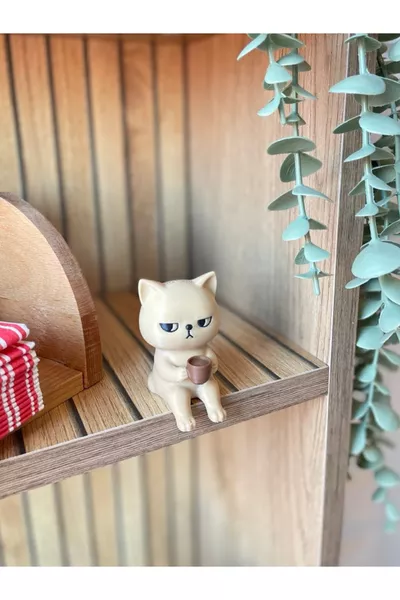 The Sweet and Restless Cat of Your Coffee Corner RAF(mm)(KUPİTO) Gift