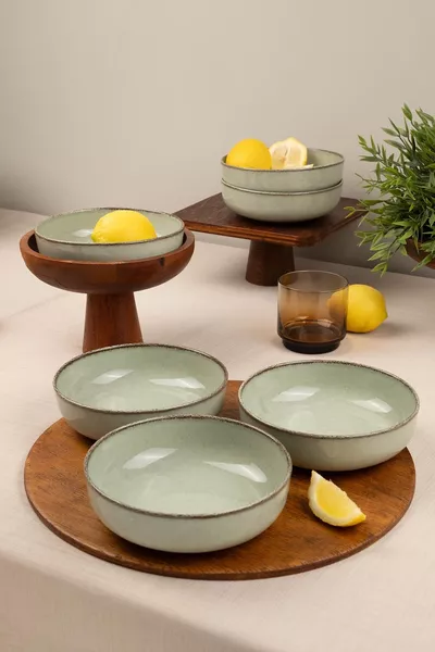 Moderna 6-Piece  cm Bowl Green (With Emblem)