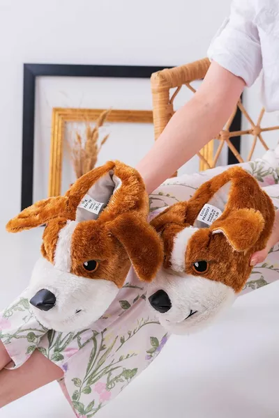 Unisex Tier Panduf Haus Schuhe Keine Sohle