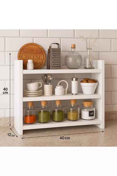 بهارات متعددة الأغراض للواجهة، منظم، جامع (أبيض)