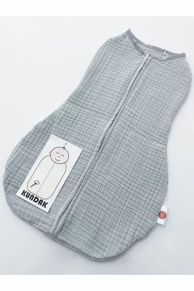 4-lagige, aus Baumwolle und antiallergischer Bambus-Musselin gefertigte Puckdecke