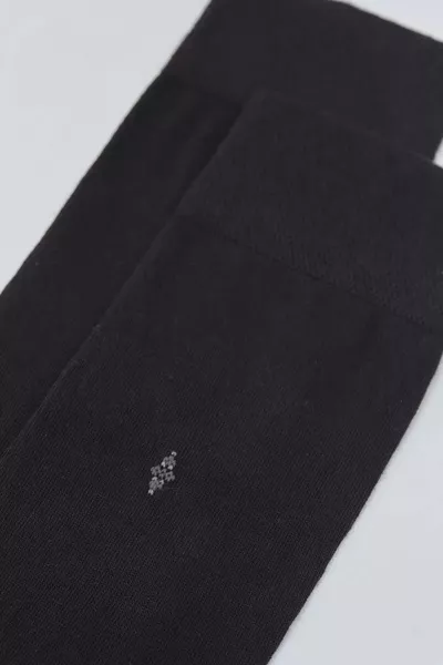 Черные мужские носки из бамбука и хлопка