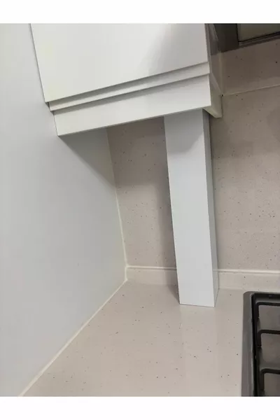 До и после заказа сообщите ваши размеры в разделе с вопросами Закрытие газовой трубы на кухне