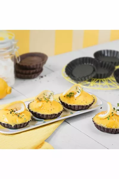 Set van 6 taartvormen voor banket