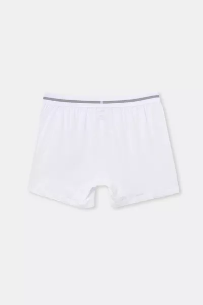 Weiße lange Bein-Modalboxer