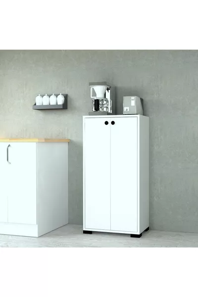 Armadio Bella per Dispensa a Quattro Ripiani Multifunzione