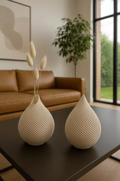 Omnia Texture – Double Vase