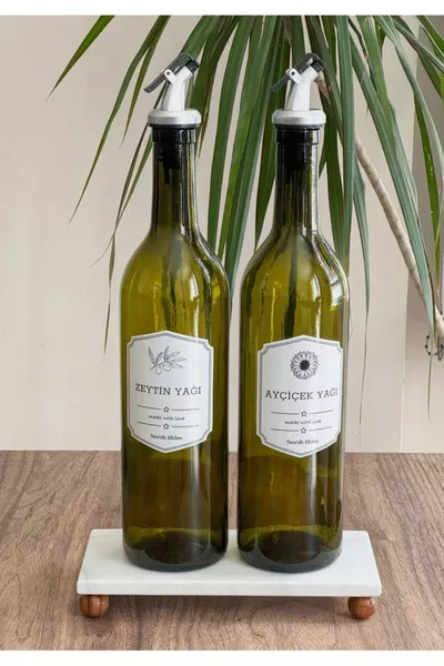 Marble Serving Tray with Wooden Marble Base and Ball Feet X cm