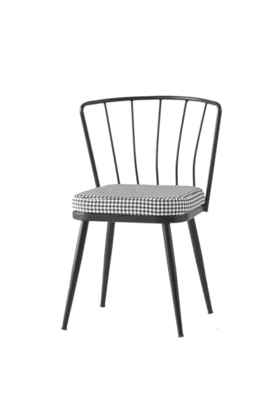 2 Pieces Black Sun Chair Kitchen Living Room Dining Room Chair with Metal Legs