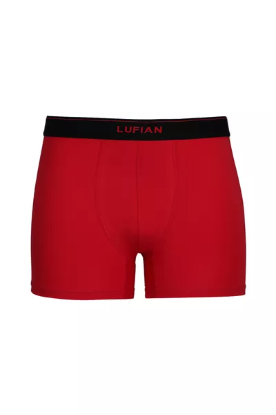 Gloria Herren Baumwoll-Boxershorts Rot