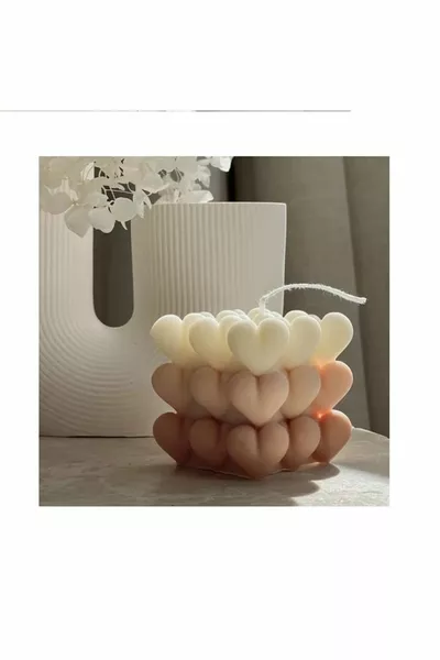 Hartvormige Bubble Kaarsvorm