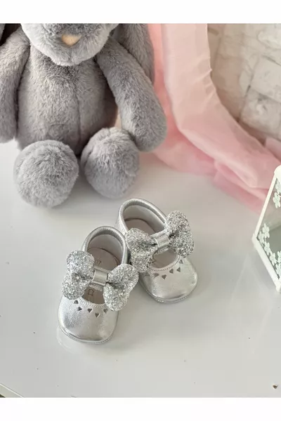 Silver Shine Детские лоферы из натуральной кожи