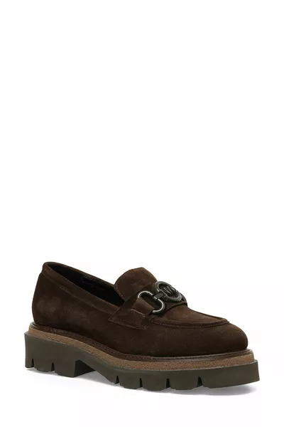  4PR Brown Loafer voor dames