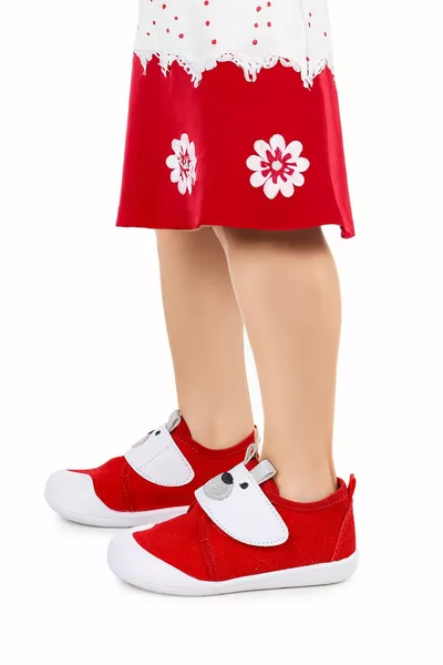 Karamazı Kids Winni klittenband baby meisje eerste stap Panduf schoenen