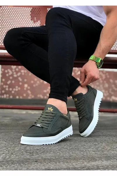  أحذية كاكي رجالية كاجوال