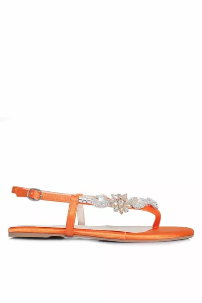 Дамски сандали Flip Stone  Оранжеви