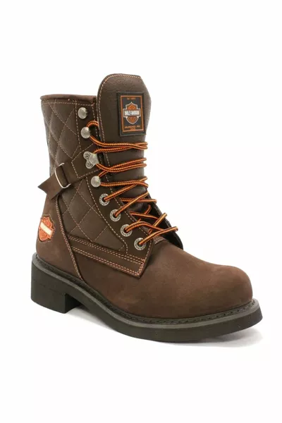 Harley-Davidson New Worker Women's Brown Nubuck Boots