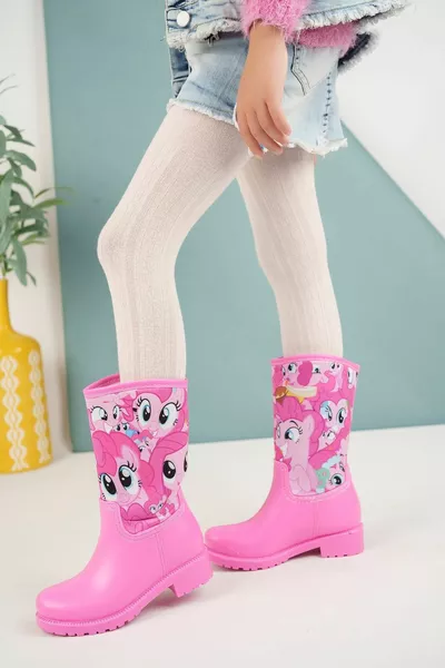 Printed Kids Rain Boots