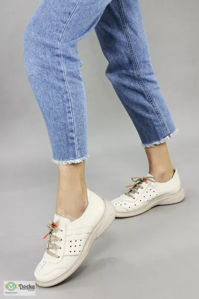 المرأة الصيف الرياضية نمط العظام جلد طبيعي أحذية عارضة  / YA-MILEY