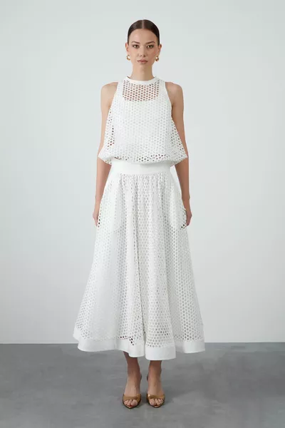 Подплатена мрежеста пола Екрю