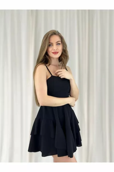 Jupe à bretelles fines Détail de pliage Robe de soirée blanche Robe blanche de remise des diplômes