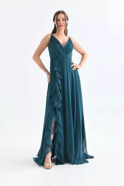 كشكش دولاب الموازنة مفصلة شق حزام مساء اللباس