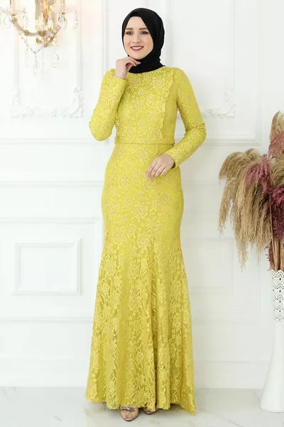 Belinay مساء اللباس الأصفر