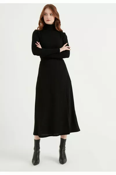 Midi Wrapover Skirt